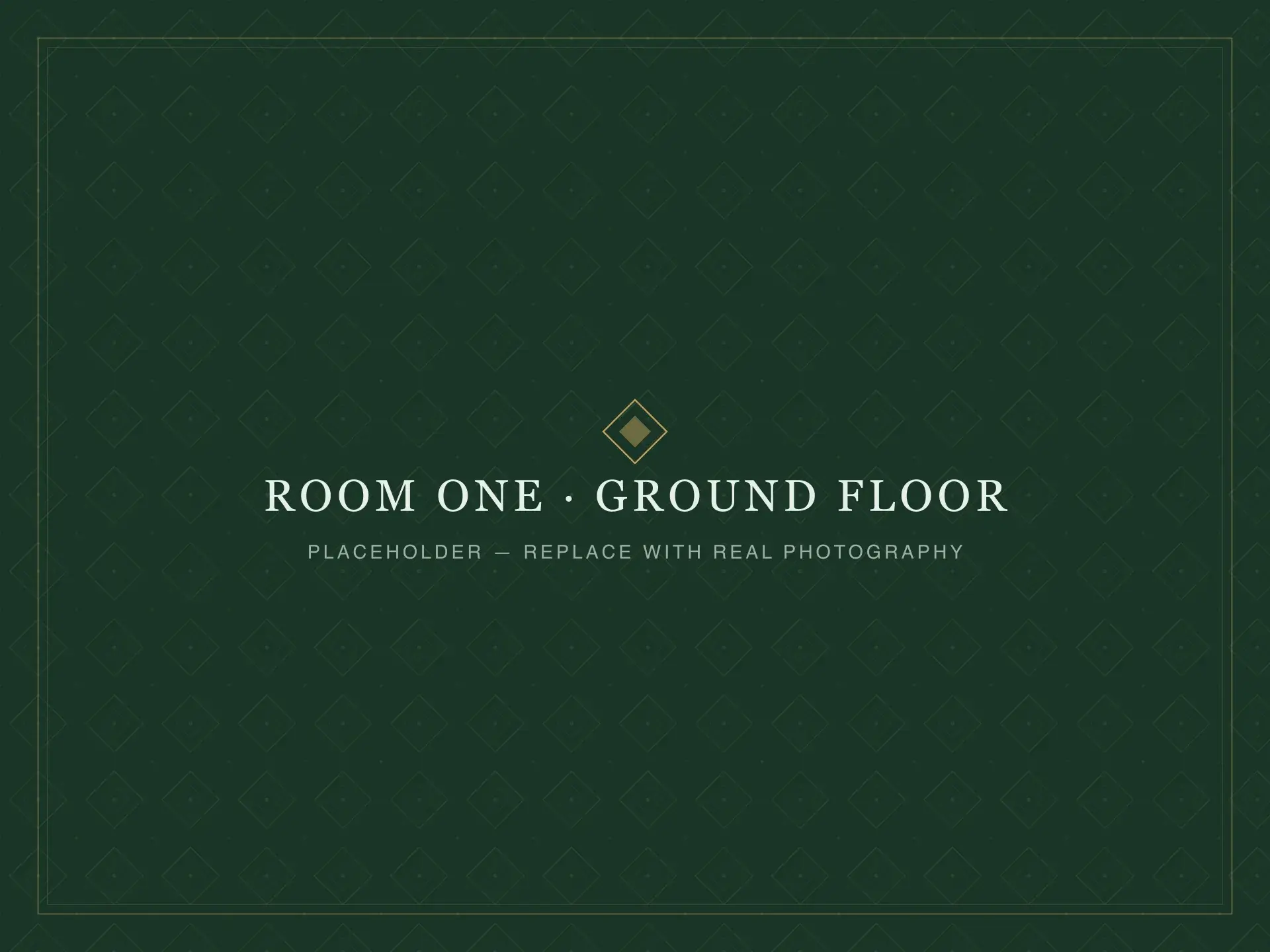 Room One on the ground floor of the main building