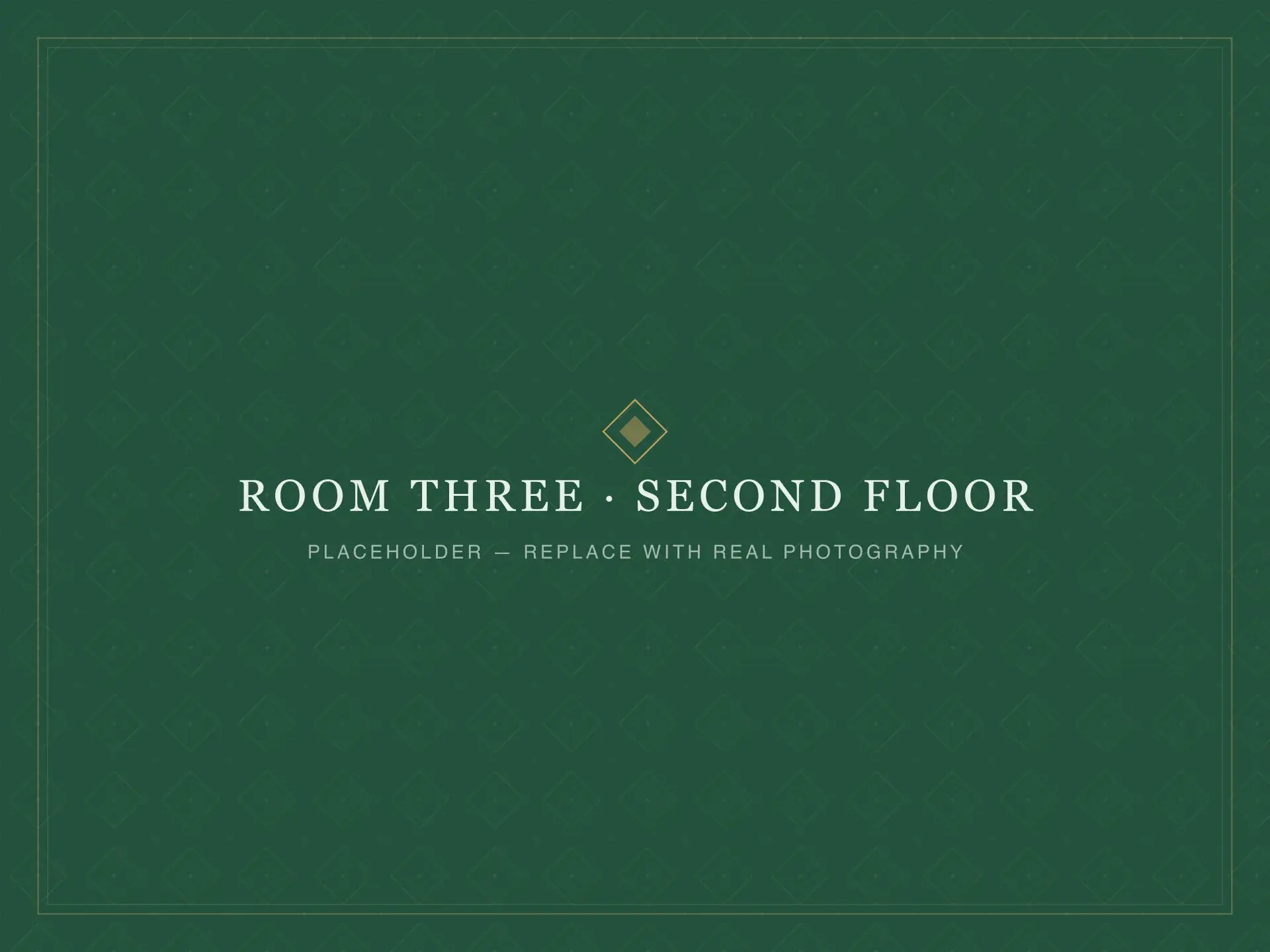 Room Three on the second floor of the main building